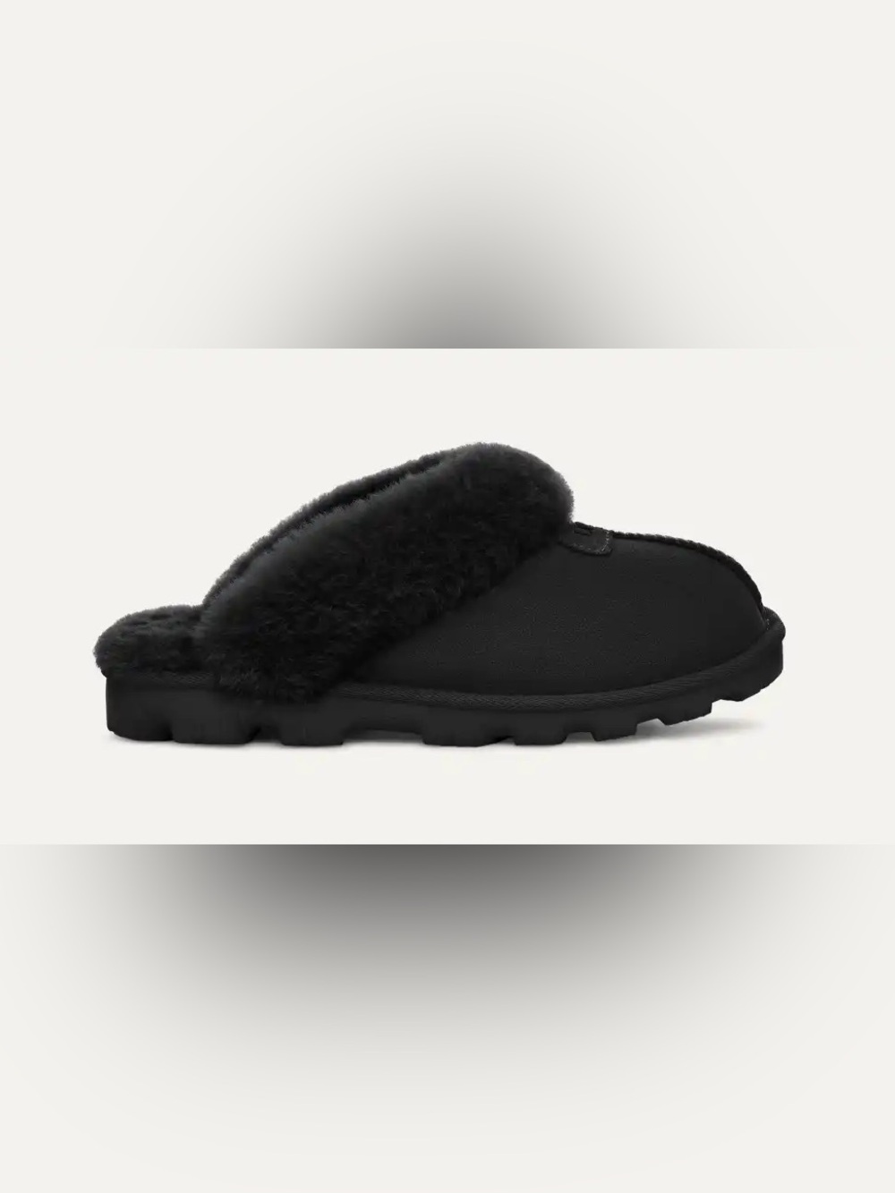 NWOT UGGS Women’s Coquette Black Suede Slip-On Size 8